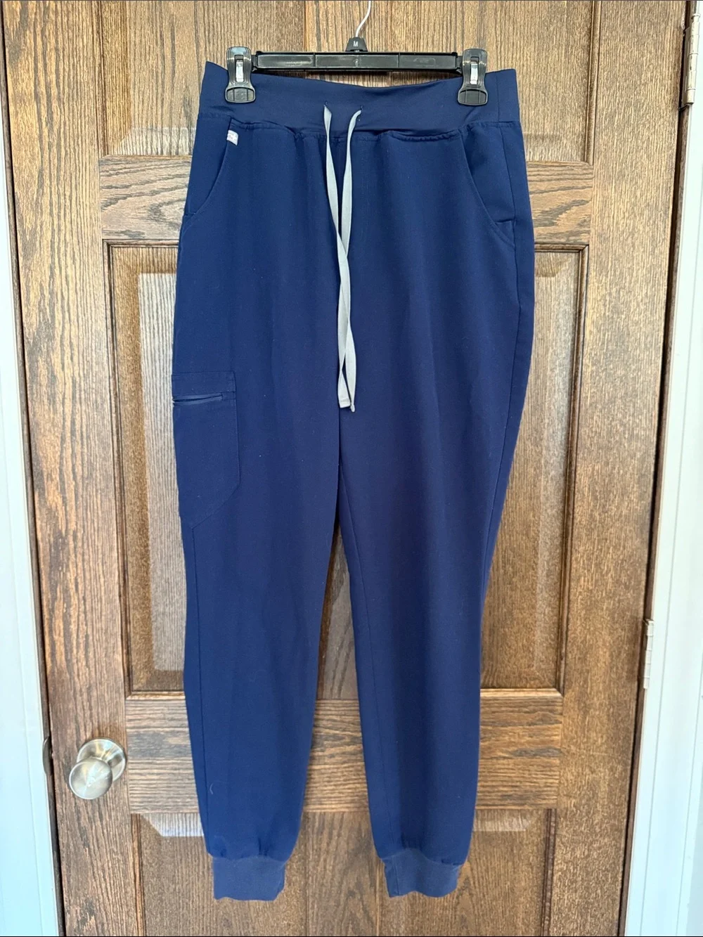 Figs Navy Jogger Scrub Pants with Drawstring Unisex Medium/Tall
